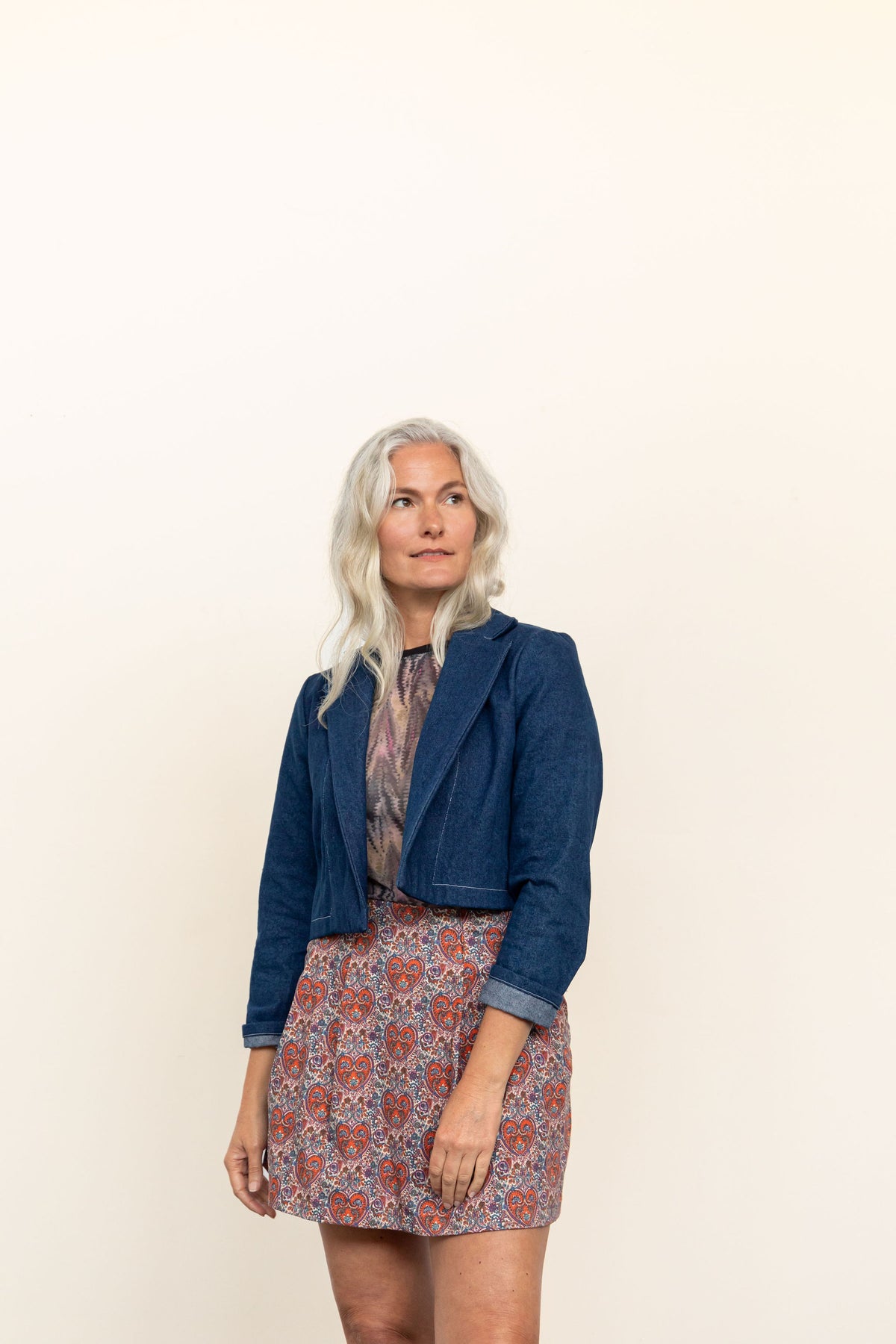Bernadette Skirt - Printed Pattern