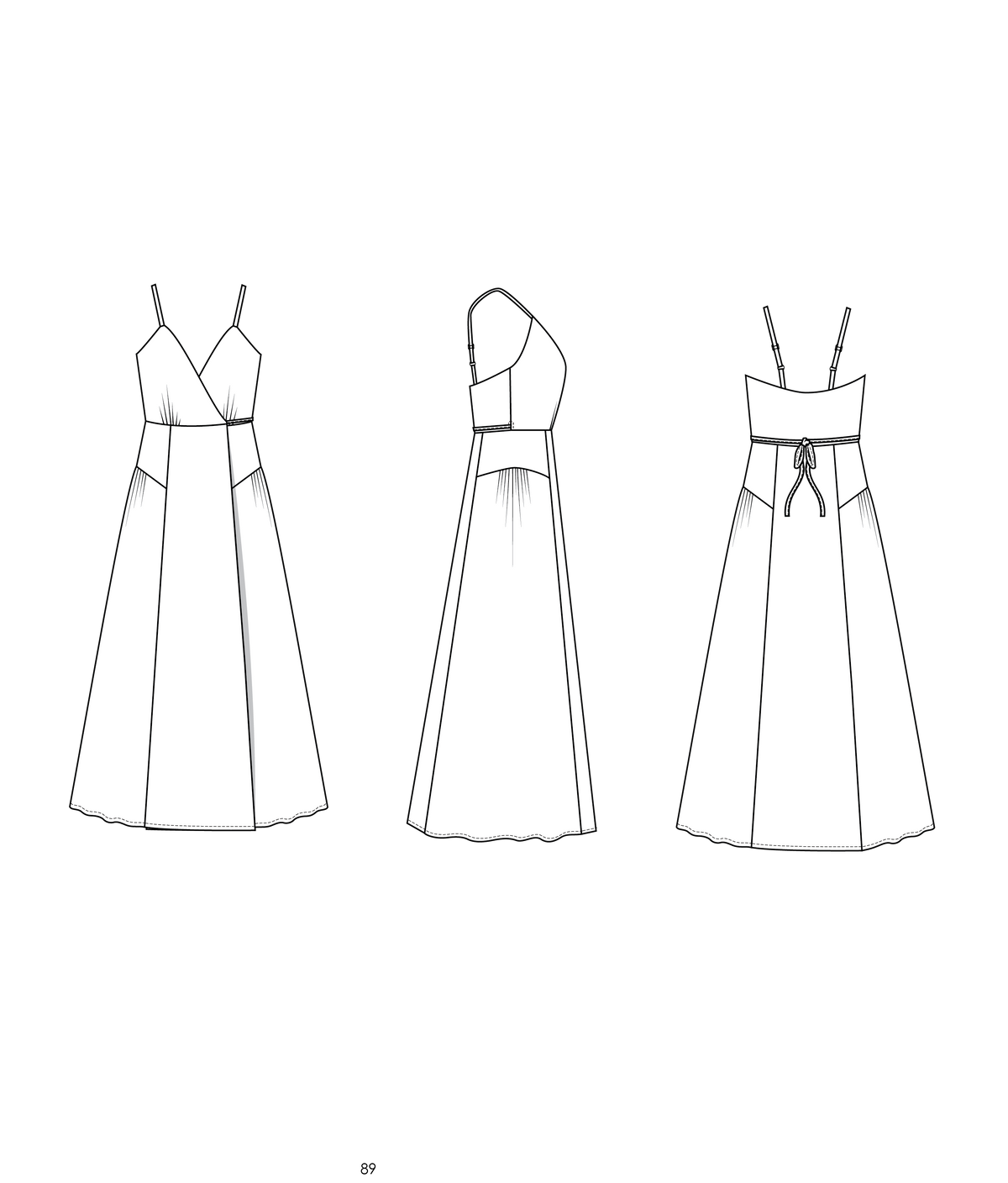 Wren Wrap Dress - PDF Pattern
