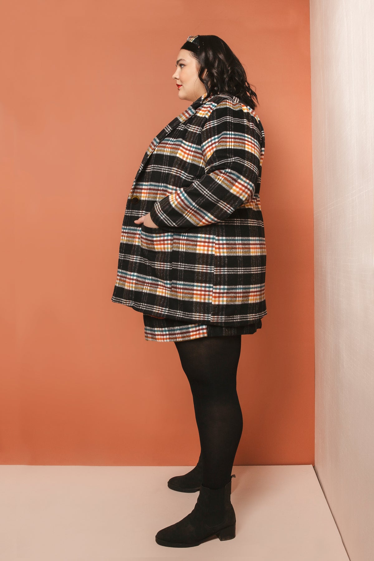 Heather Blazer - Printed Pattern