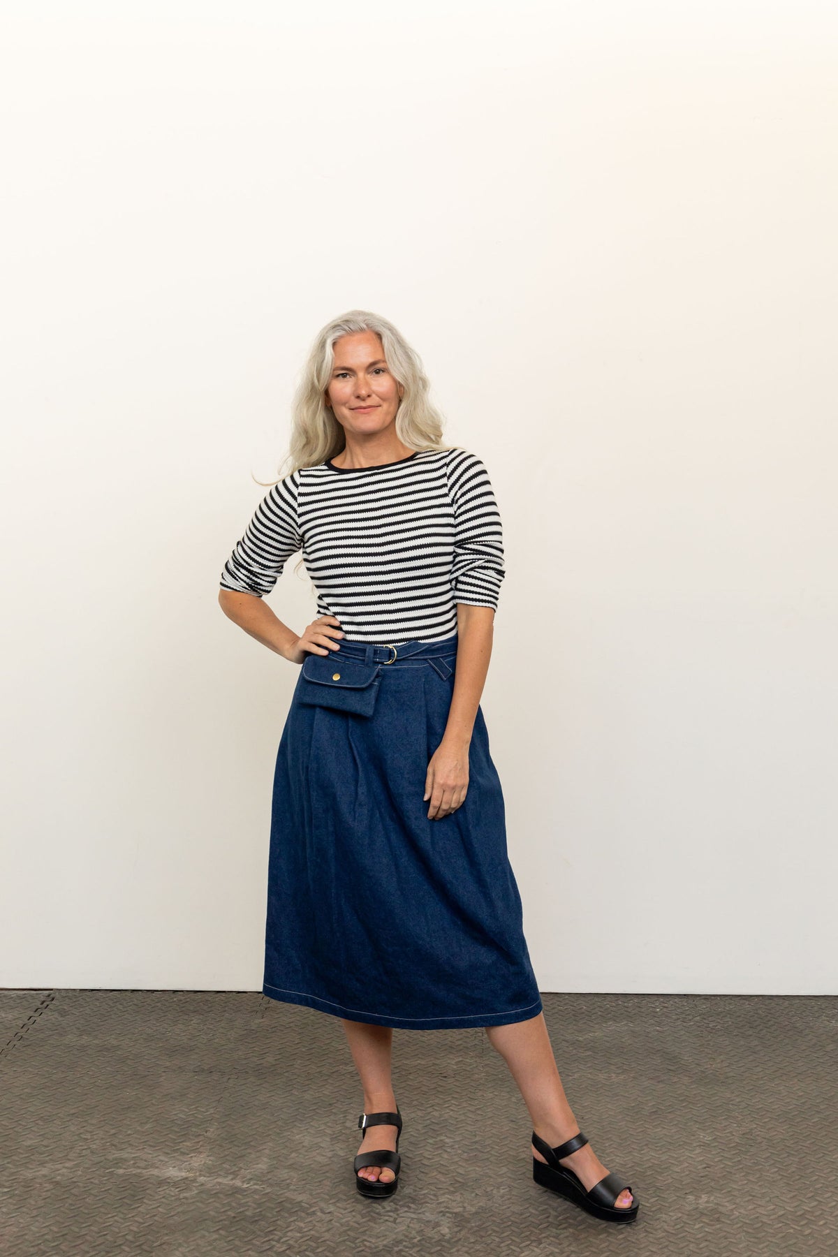 Bernadette Skirt - Printed Pattern