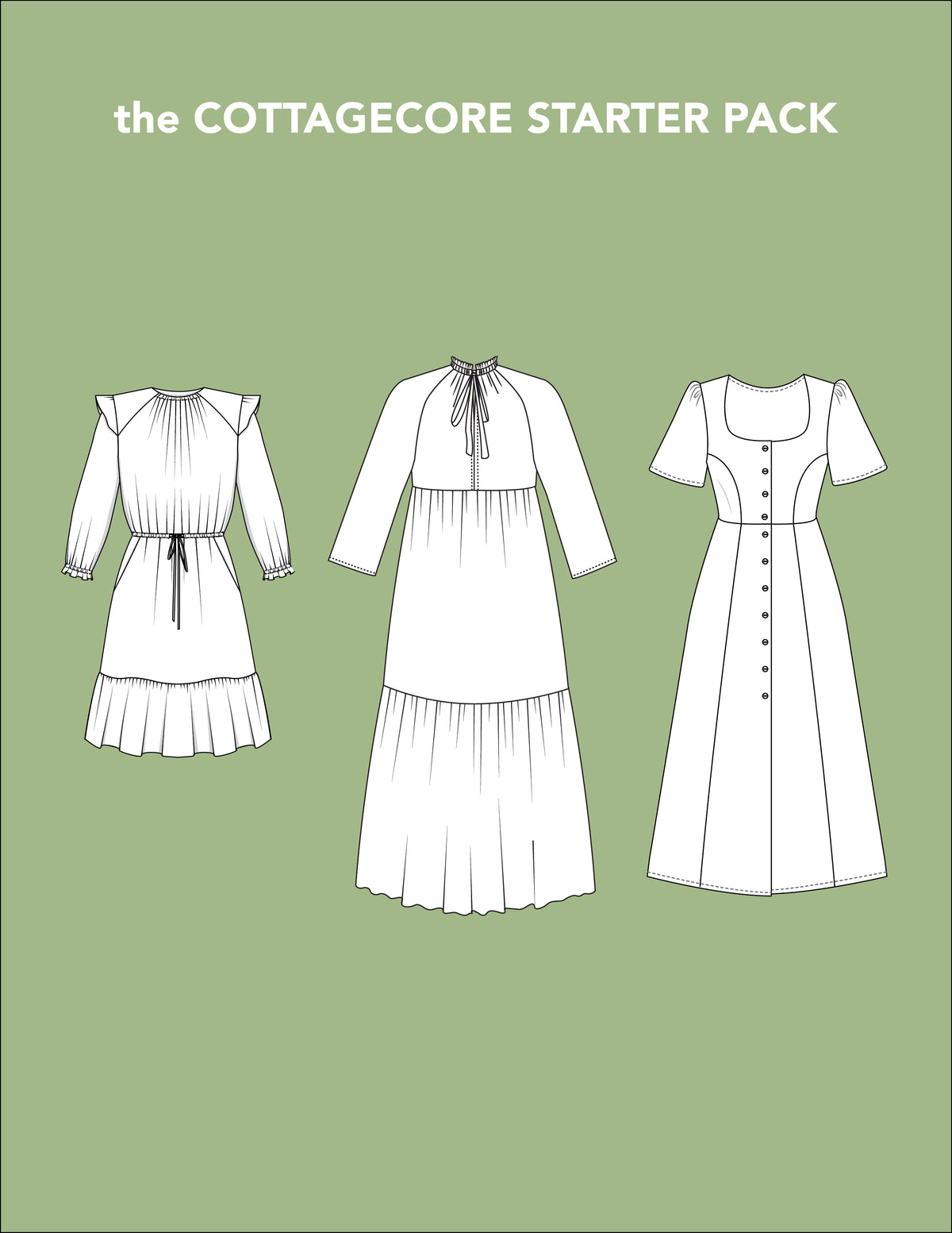 The Cottage Core Starter Pack - PDF Patterns