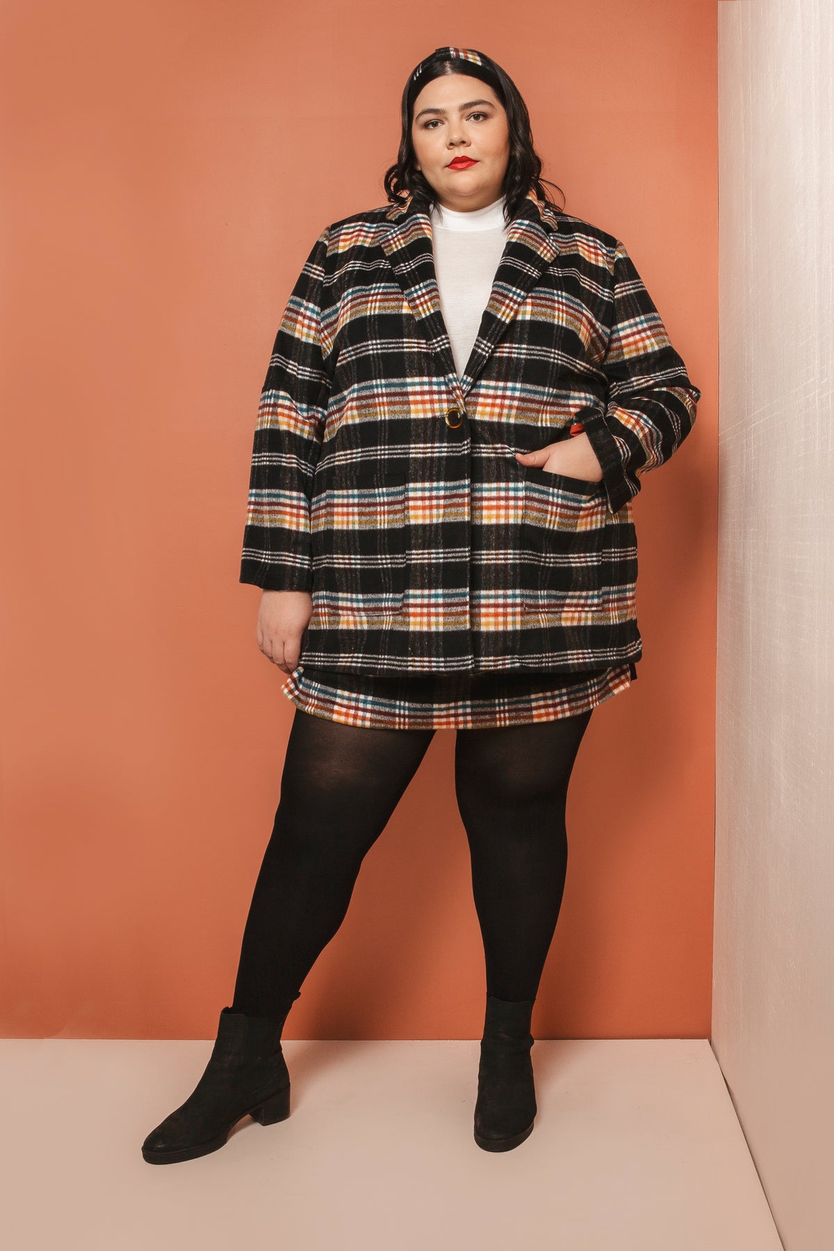 Heather Blazer - Printed Pattern