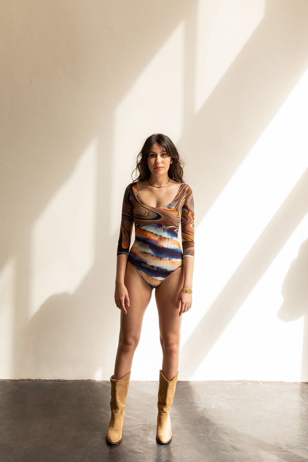 Elysian Bodysuit - Printed Pattern