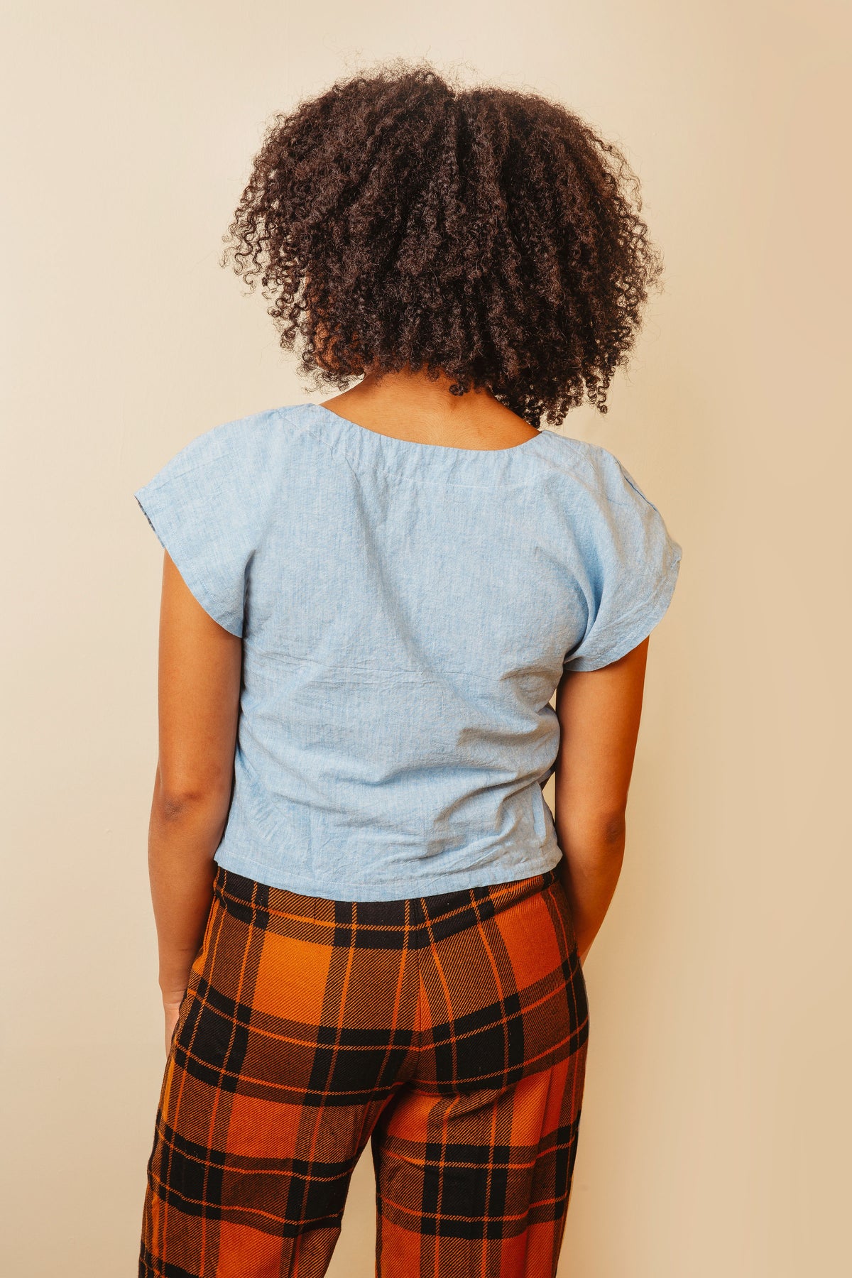 Square Neck Top - Printed Pattern